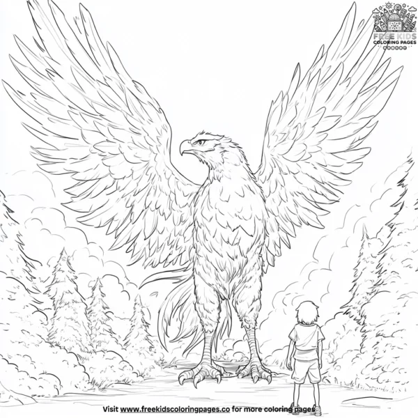 Enchanted creatures and beasts coloring pages