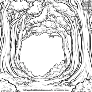 Enchanted Forest Adventures Coloring Pages