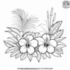 Exotic Flower Garden Coloring Pages