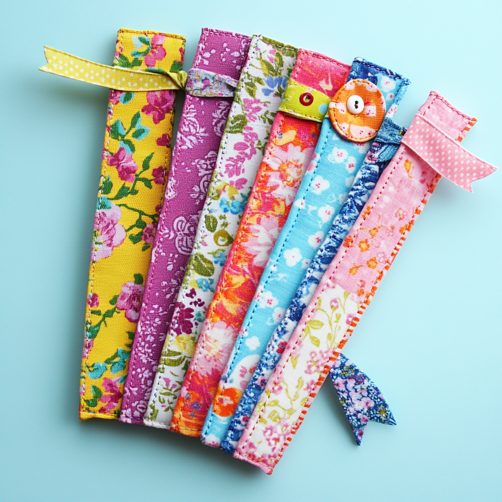 Fabric bookmark 1