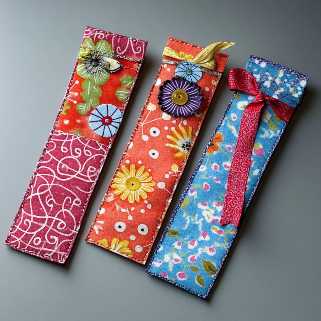 Fabric bookmark 3