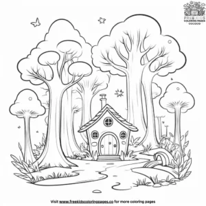 Fairy Forest Coloring Pages