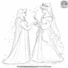 Fairy Godmothers and Princess Wishes Coloring Pages