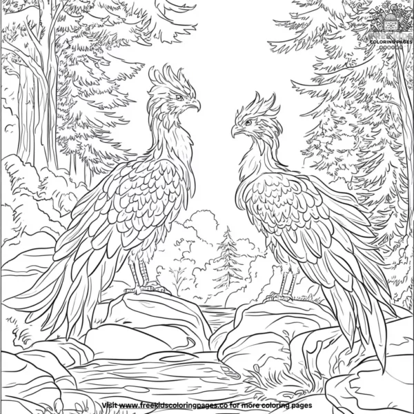 Fairy tale beasts coloring pages