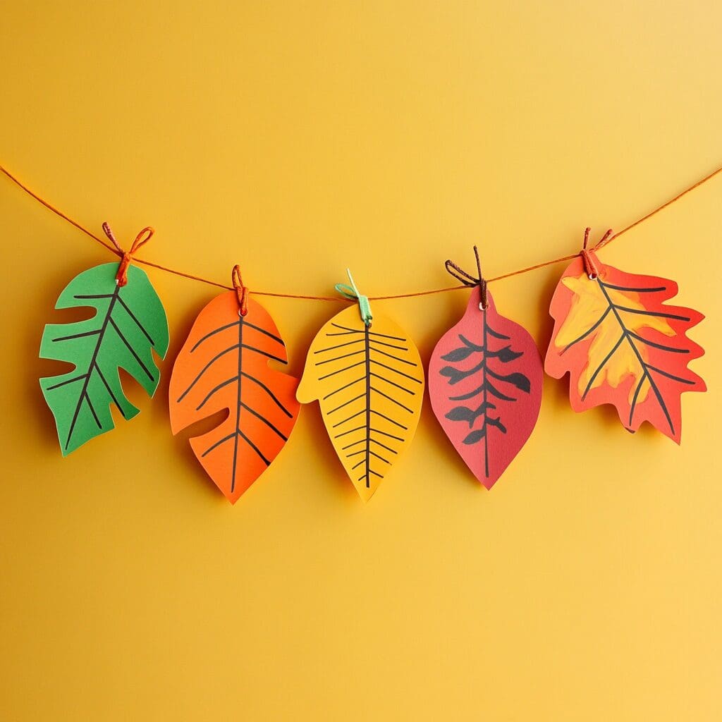 Fall leaves banner 1