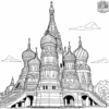 Famous Architecture Coloring Pages