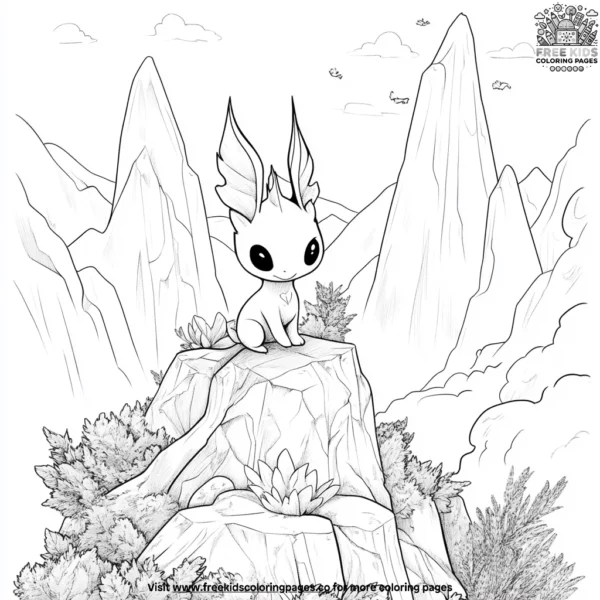 Fantasy world explorers coloring pages