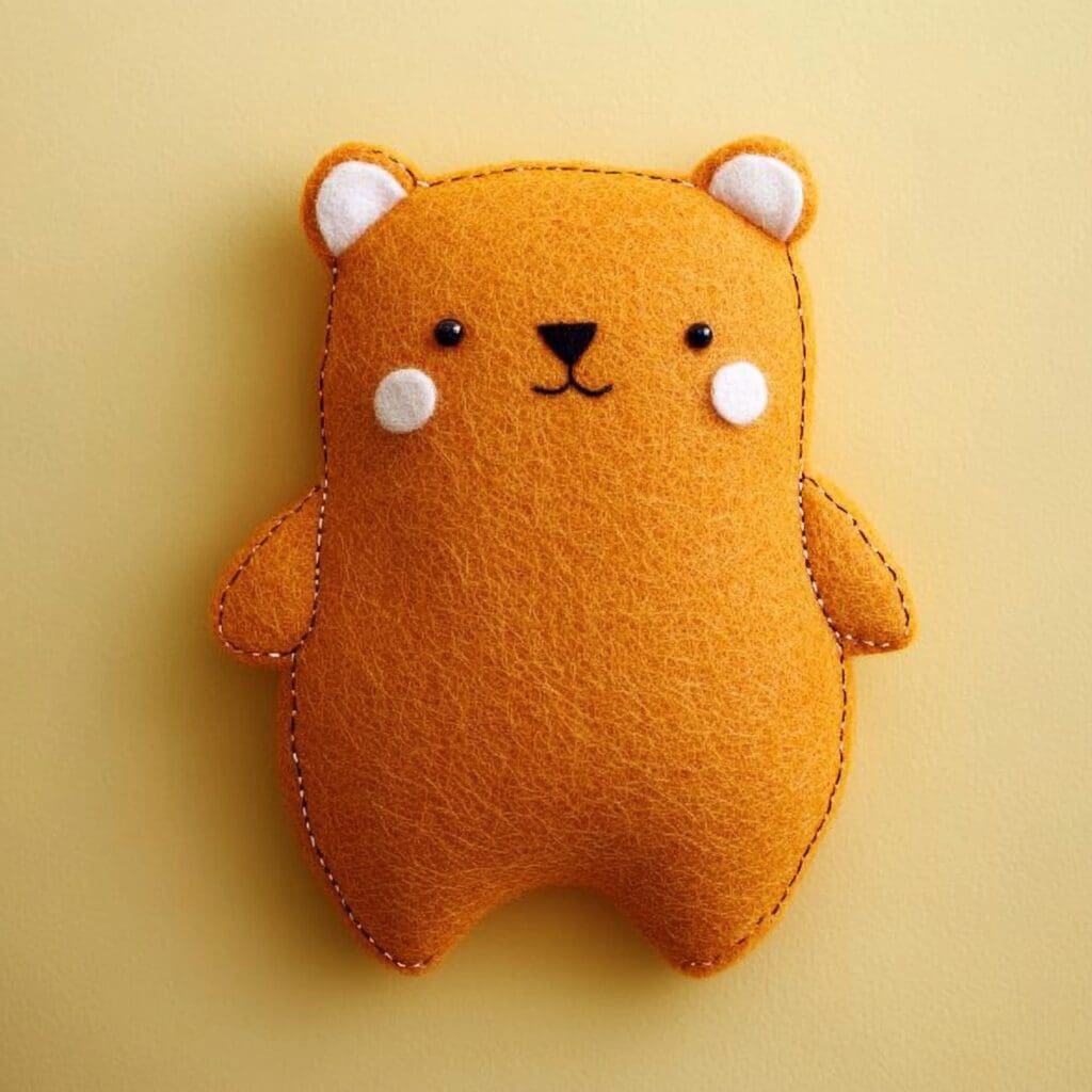 Felt animal plushie 1