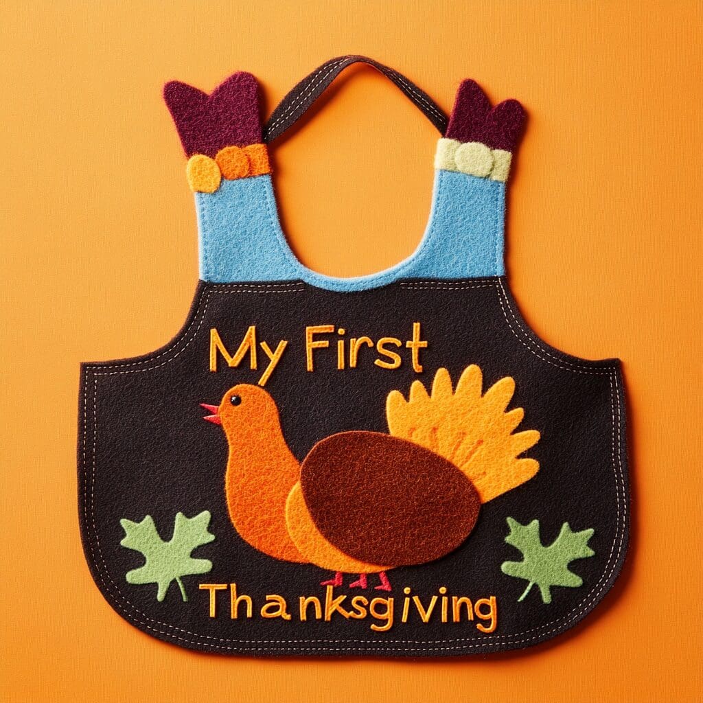 Felt applique bib 3