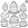 Festive Mexican Desserts Coloring Pages