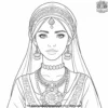 Festive National Dress Coloring Pages