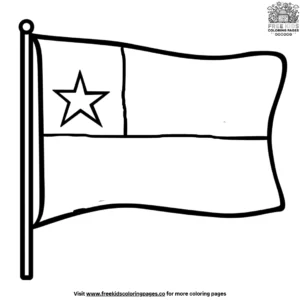 Flags of Chile Coloring Pages