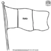 Flags of Italy Coloring Pages