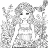 Floral Frolics Coloring Pages