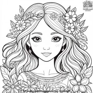 Floral Fun Coloring Pages