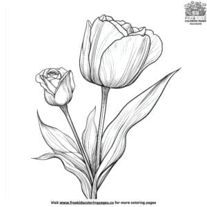 Flower And Plants Coloring Pages