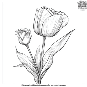 Flower and plants coloring pages