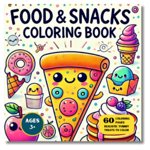 Food And Snacks Coloring Book