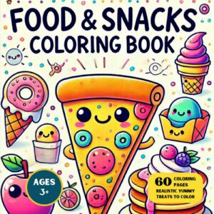 Food And Snacks Coloring Book