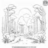 Forest Clearing Coloring Pages