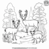 Forest Creatures Coloring Pages