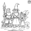 Forest Magic Fairy Tales Coloring Pages