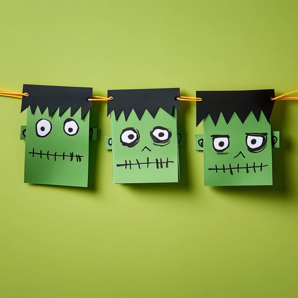 Frankenstein bunting cut 2