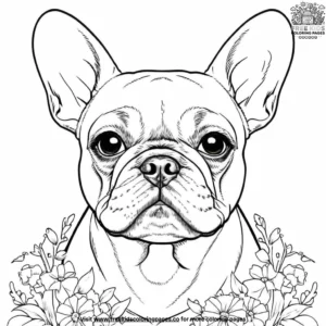 French Bulldog Coloring Pages