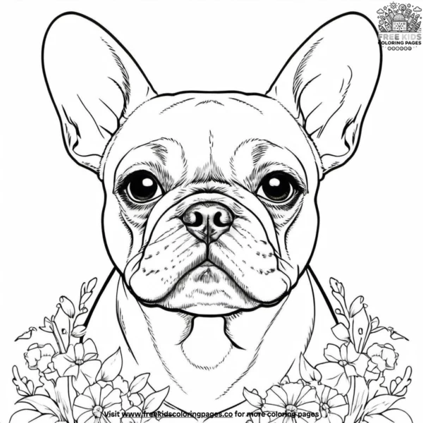 French bulldog coloring pages