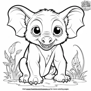 Frightful Animal Coloring Pages