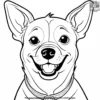 Fun and Silly Dog Coloring Pages