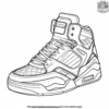 Futuristic Sneaker Coloring Pages