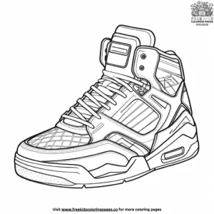 Futuristic Sneaker Coloring Pages