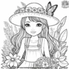 Garden Gal Coloring Pages