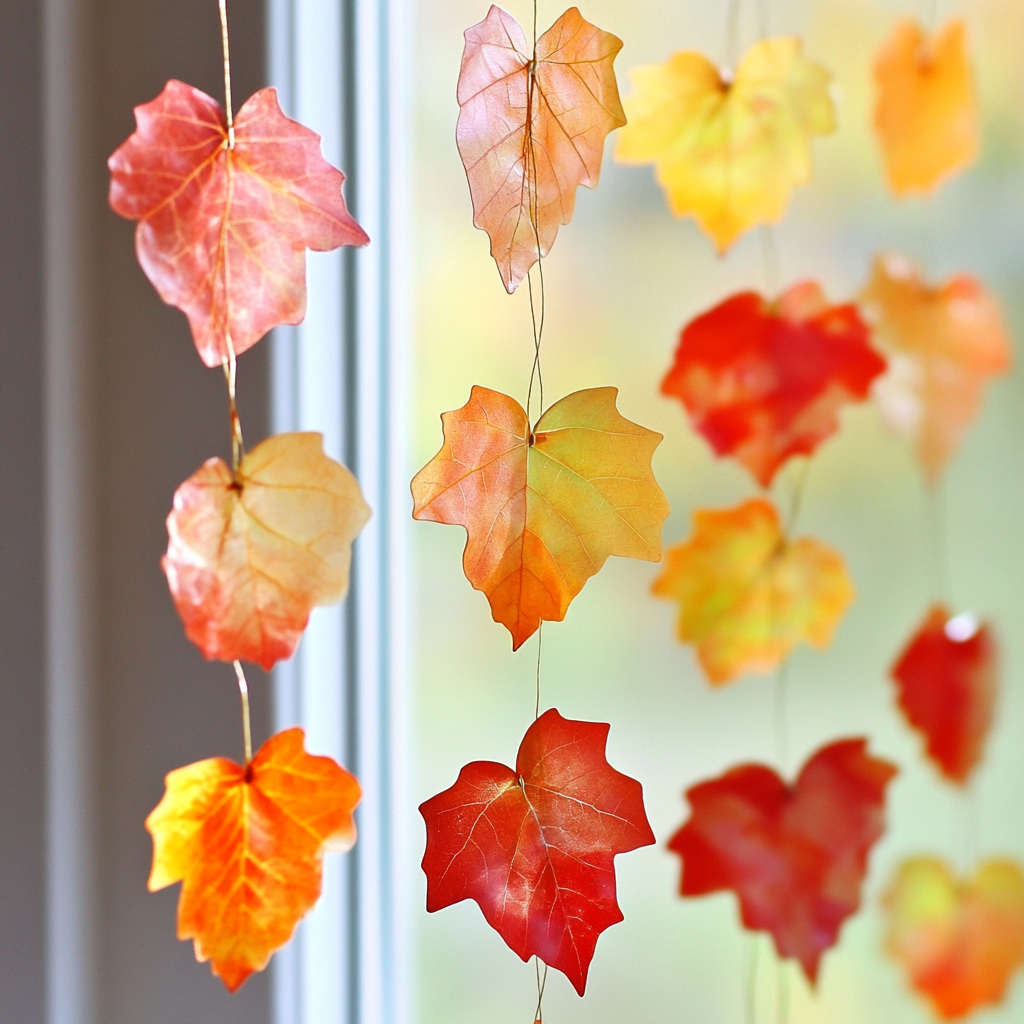 Garland with waxed leaves 2