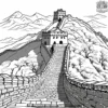 Great Wall of China Coloring Pages