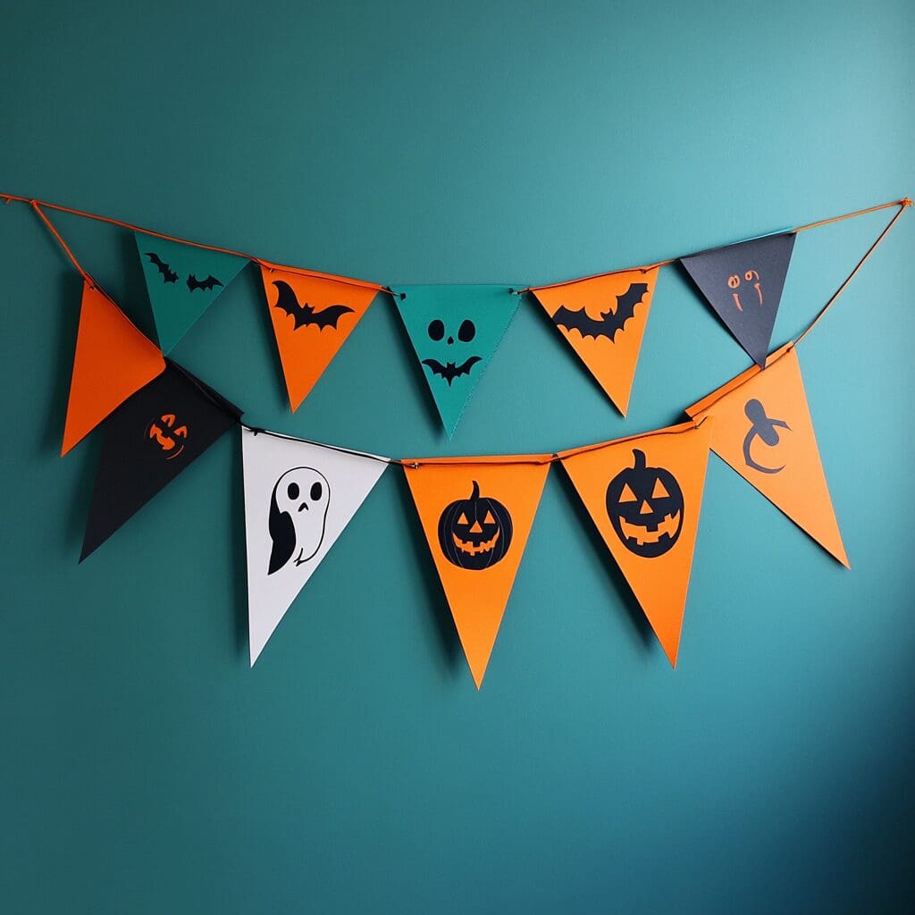 Halloween bunting flags 2