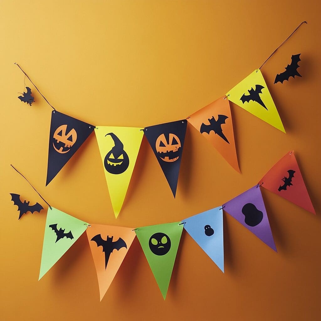 Halloween bunting flags 3