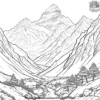 Himalayas Coloring Pages