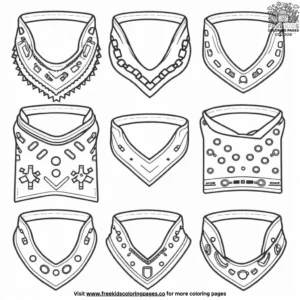 Hip Hop Bandana Coloring Pages