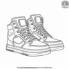 Hip Hop Sneakers Coloring Pages