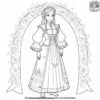 Historic Festival Clothing Coloring Pages