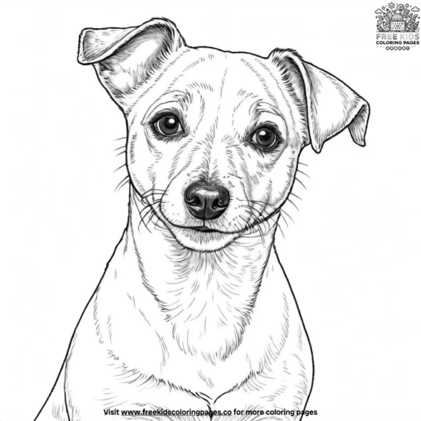 Jack russell terrier coloring pages