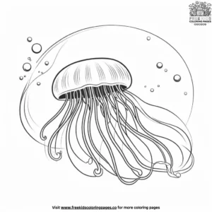 Jellyfish Garden Coloring Pages