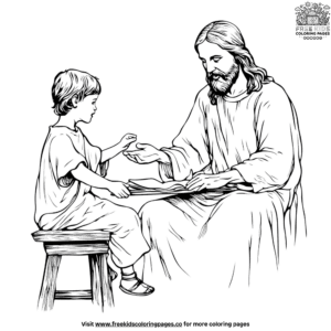 Jesus The Teacher Coloring Pages