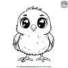 Kawaii Chick Coloring Pages