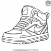 Kids' Bright Sneaker Coloring Pages