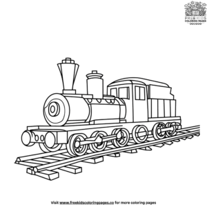 Lego train coloring pages