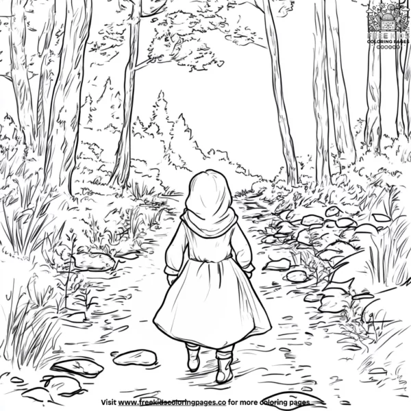 Little red riding hood coloring pages