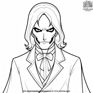 Lonely Phantom Coloring Pages